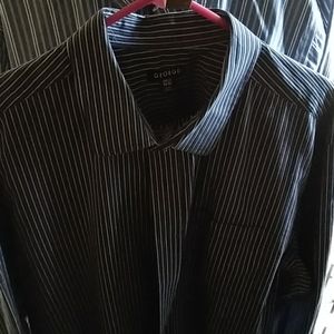 Men's 2xl long sleeved button down. By George